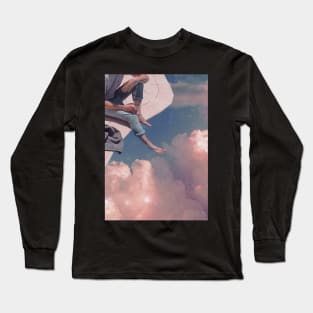 rest up - collage art Long Sleeve T-Shirt